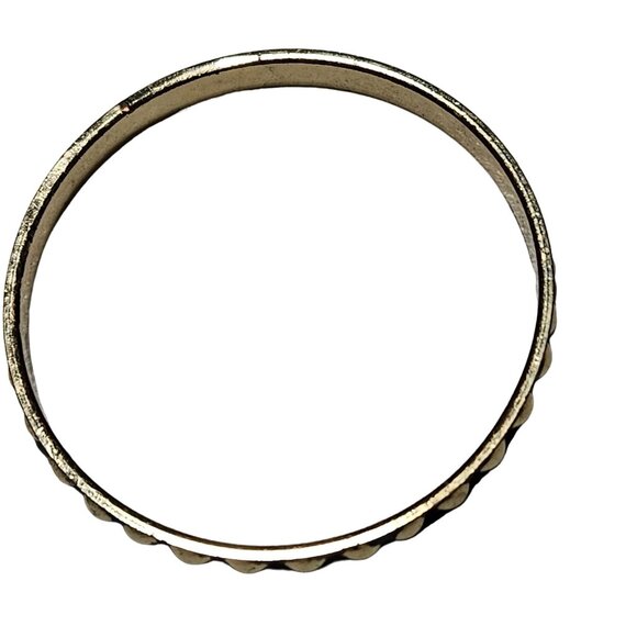 Elegant Gold Tone Black Studded Bangle Bracelet Punk Gothic Steam Punk Fashion - Picture 2 of 4